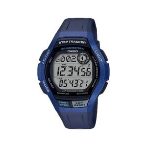 Casio Men's Solar-Powered Digital Watch with Blue Dial - WS-2000H-2AVCF
